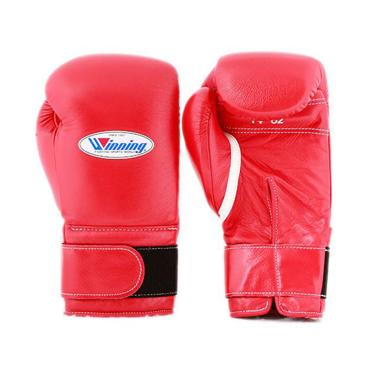1:1 Custom Handmade Winning Velcro boxing gloves - Red